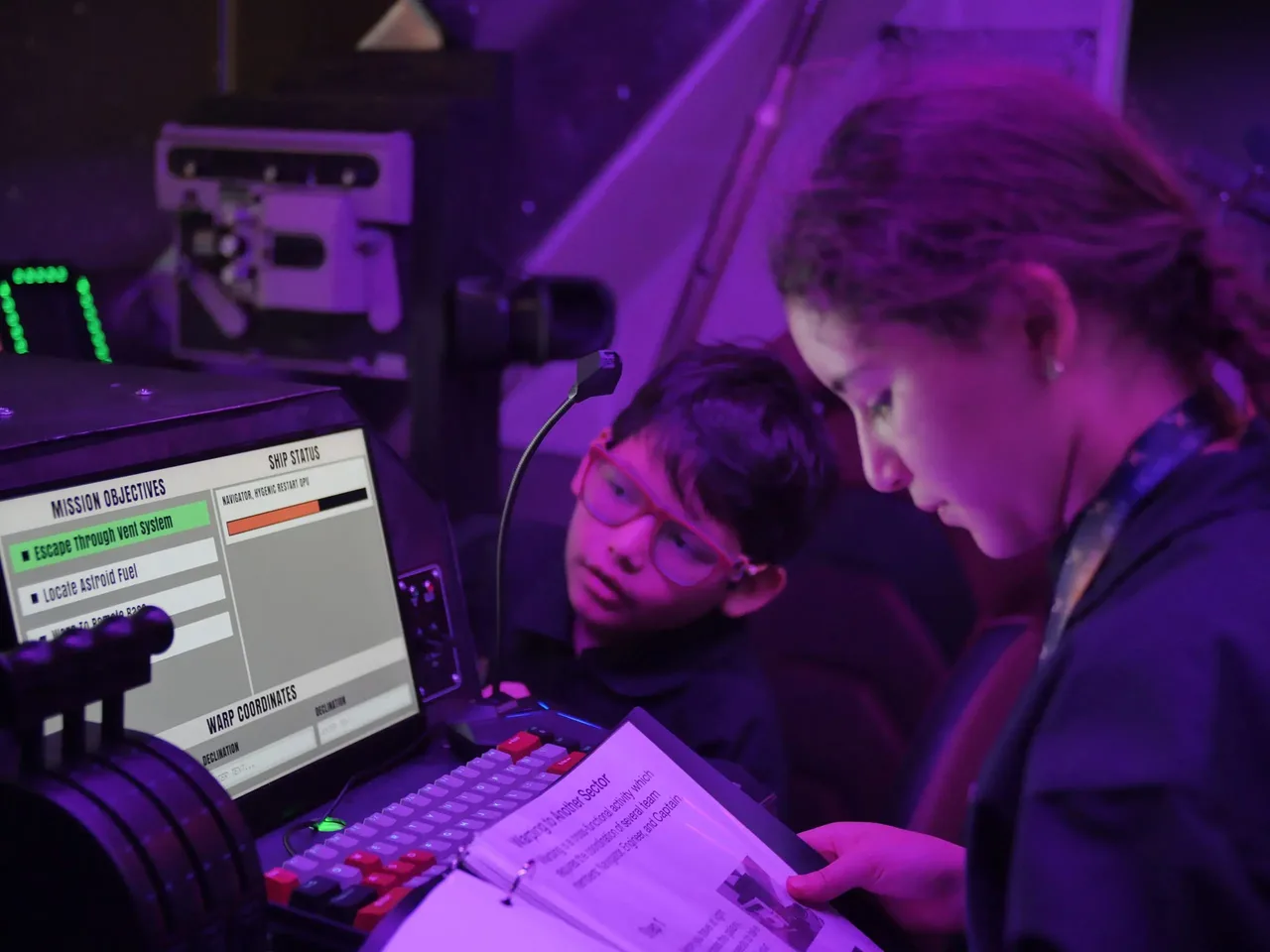 Mission operations at the Odyssey Augmented control console